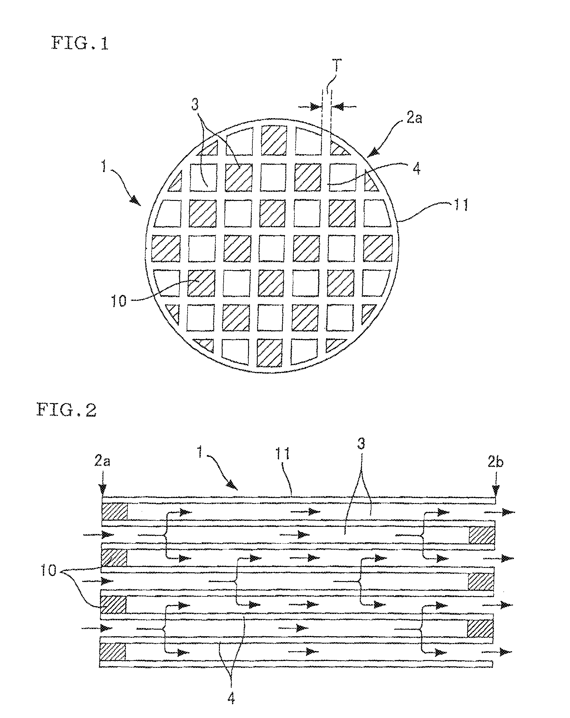Honeycomb catalytic structure, precoated support for producing honeycomb catalytic structure, and process for producing honeycomb catalytic structure
