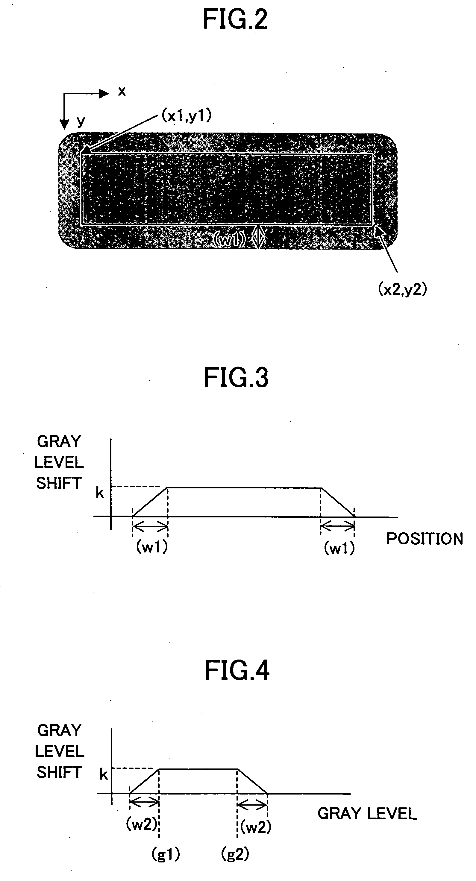 Correction of uneven image appearance by use of small-size data