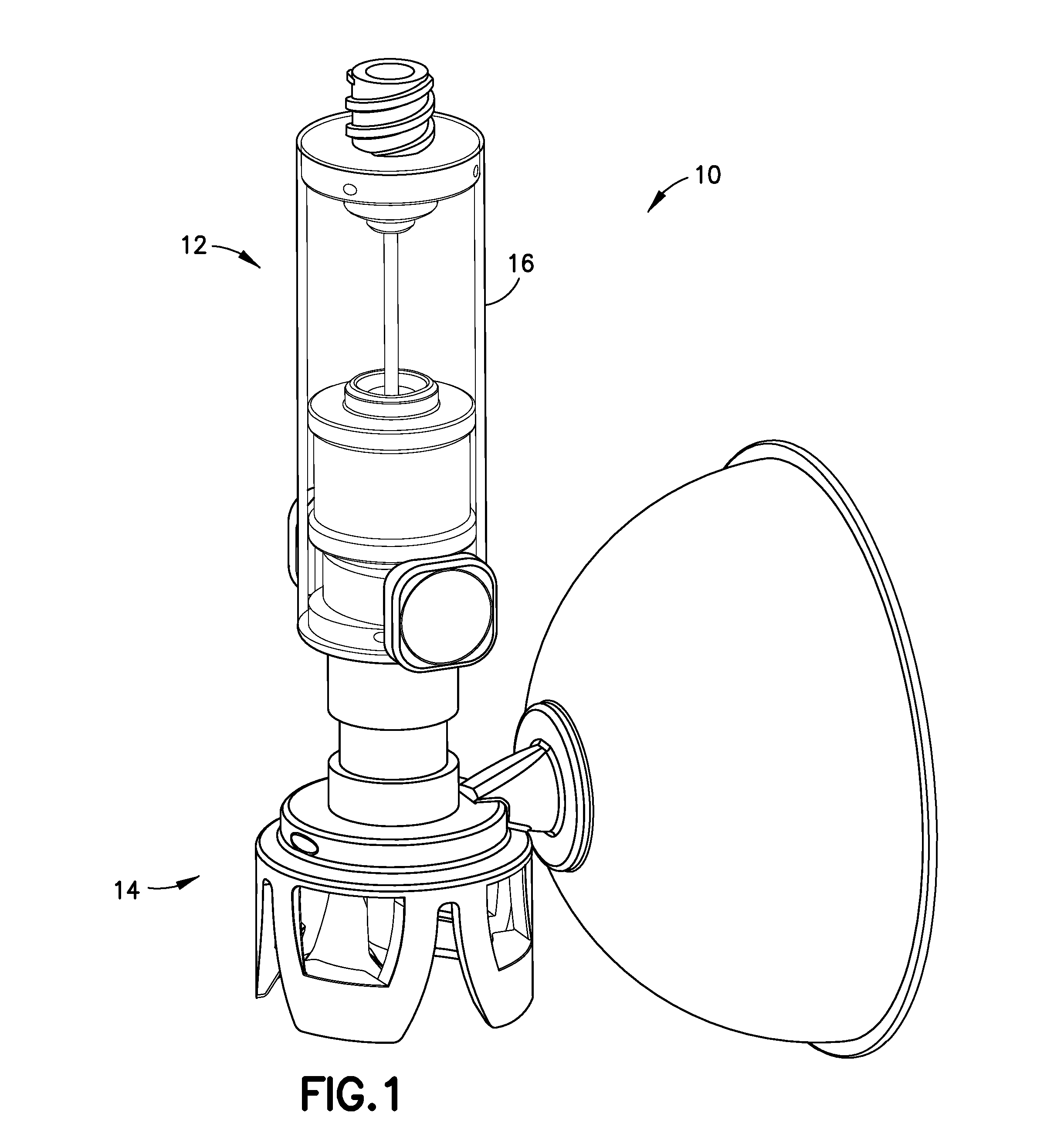 System for Closed Transfer of Fluids With a Locking Member