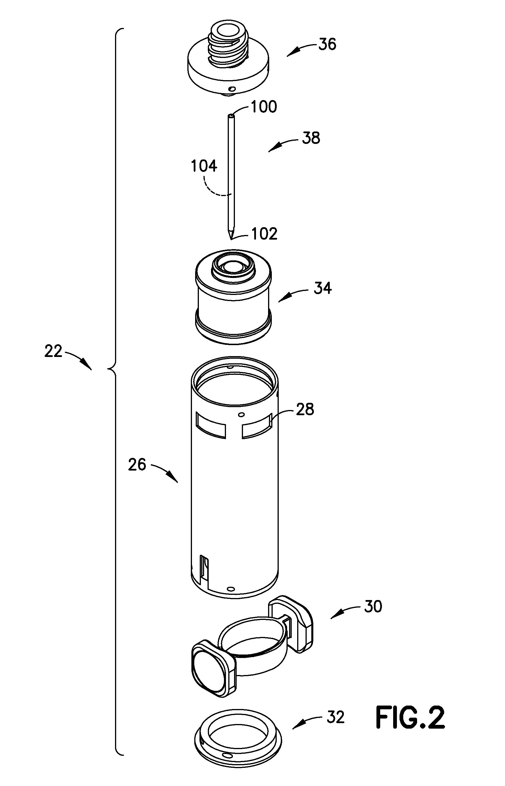 System for Closed Transfer of Fluids With a Locking Member