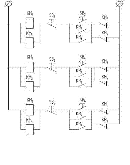 Super-efficient double voltage motor factory test circuit