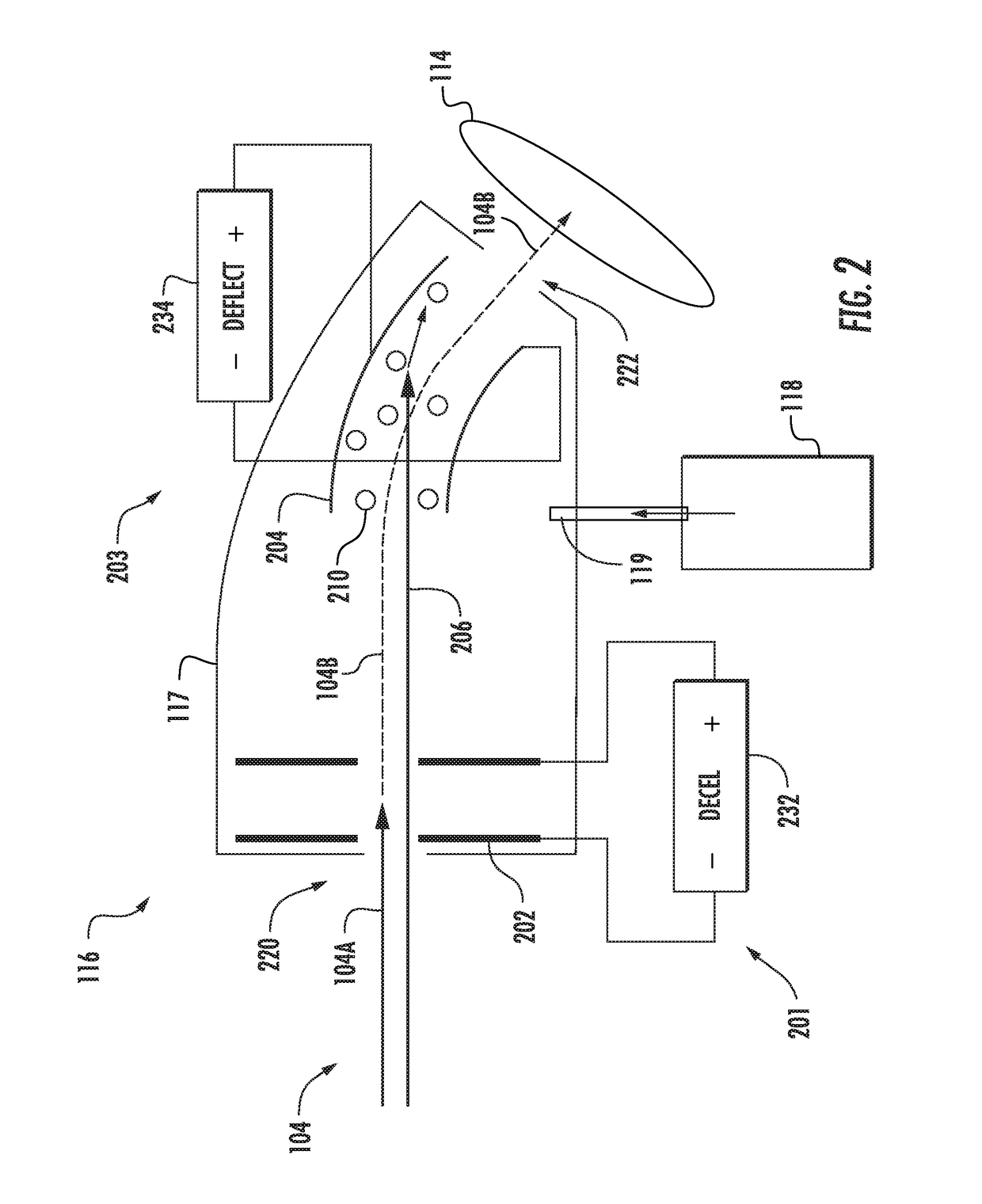 Apparatus and techniques for decelerated ion beam with no energy contamination