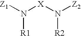 Gemini glycidyl ether adducts of polyhydroxyalkyl alkylenediamines