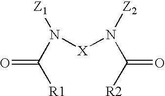 Gemini glycidyl ether adducts of polyhydroxyalkyl alkylenediamines