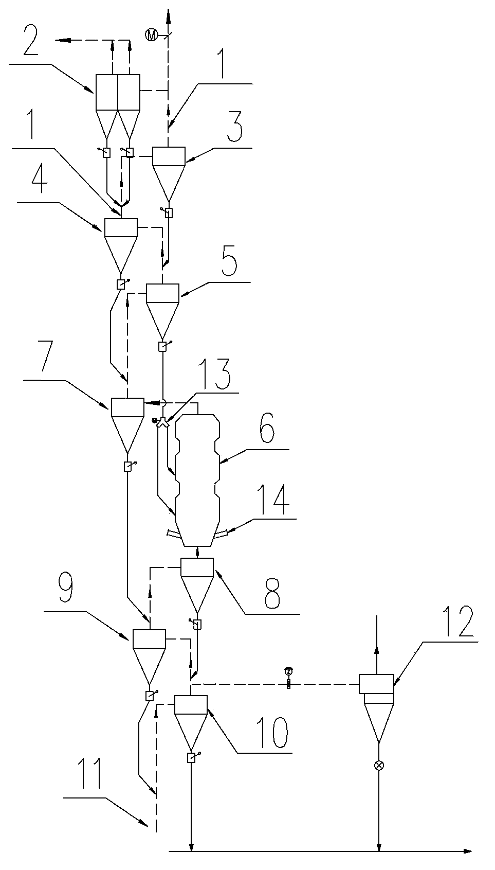 Method and device for producing active lime powder from calcined limestone