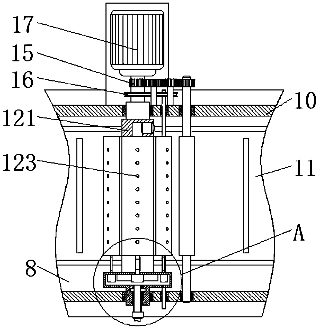 Horizontal roller suction collating machine