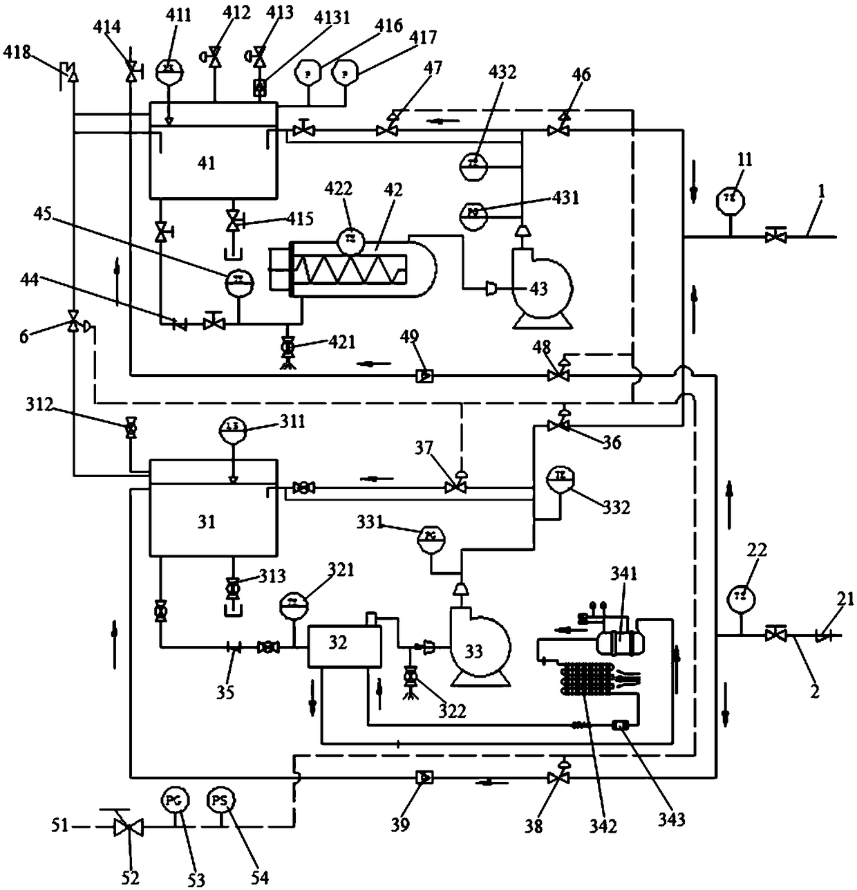 Safe and precise control of fast cooling and fast heating automatic switching temperature control system