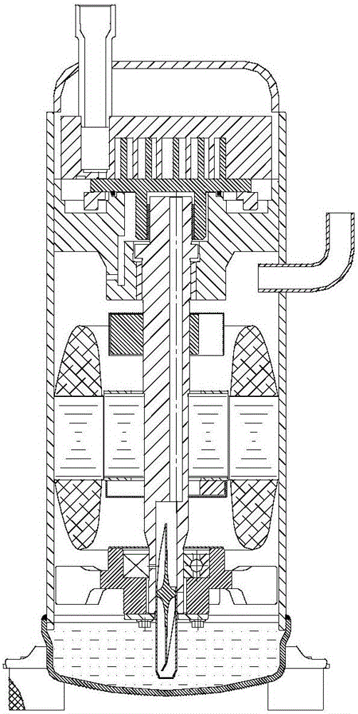 Crankshaft oil channel structure and crankshaft and compressor comprising same
