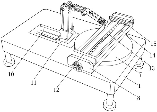 Mechanical welding platform with rotating function