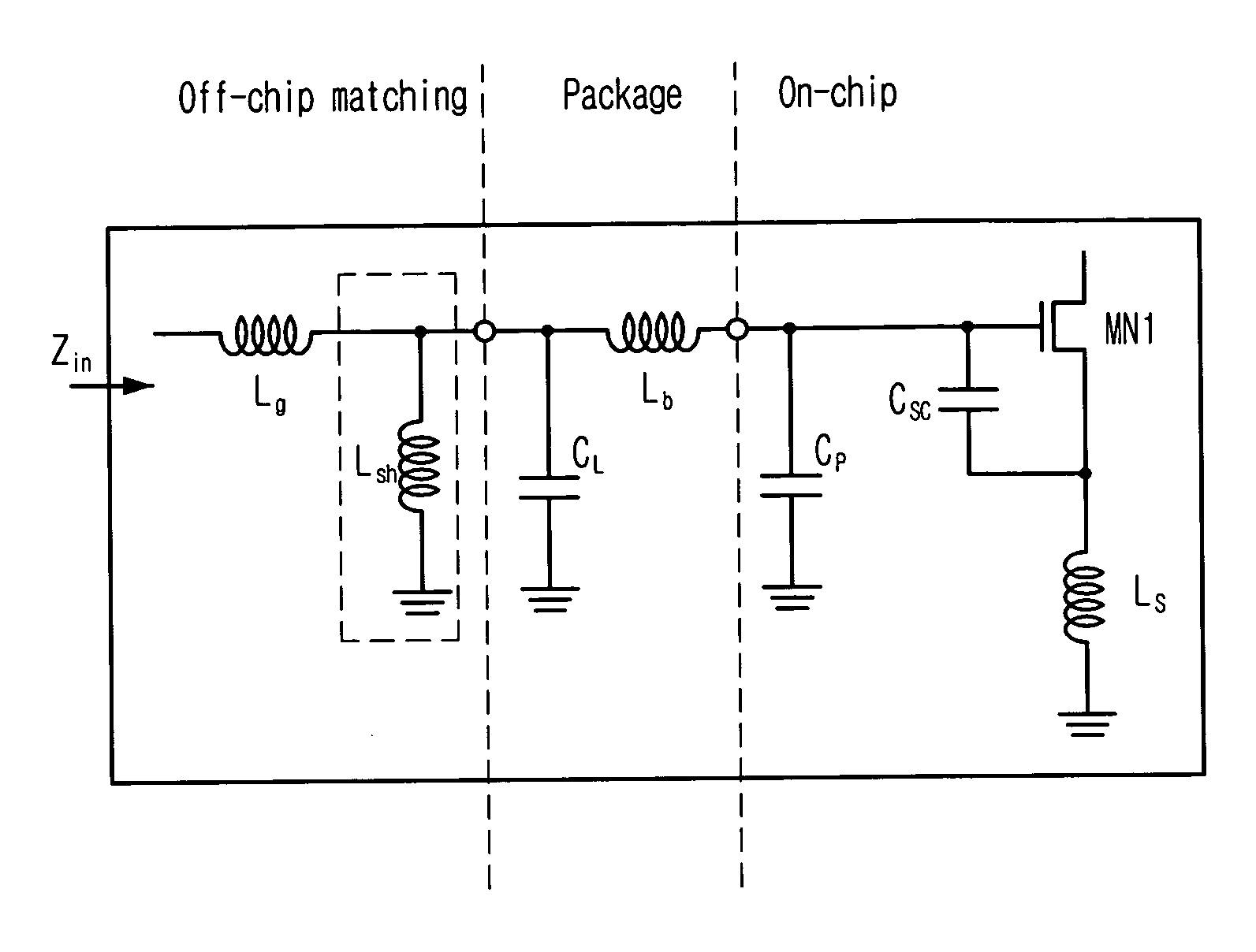 Low noise amplifier for wideband tunable matching