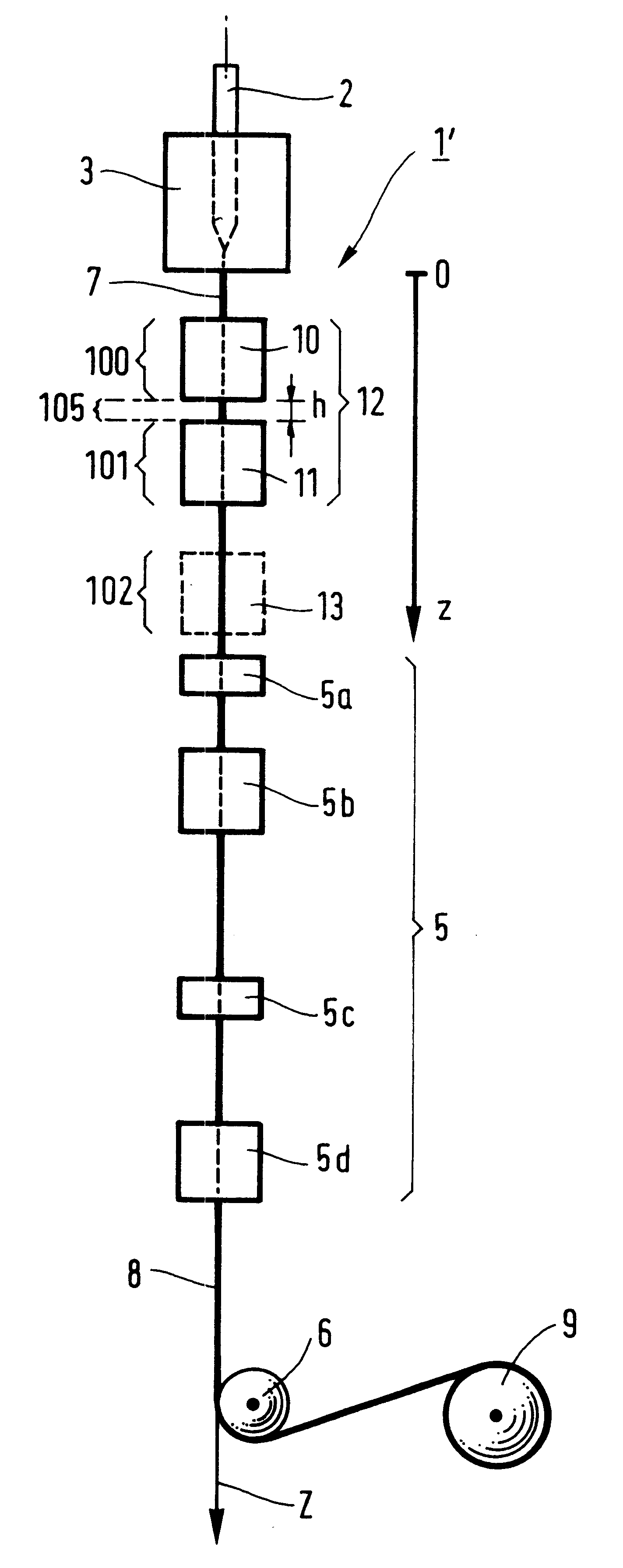 Method of cooling an optical fiber while it is being drawn