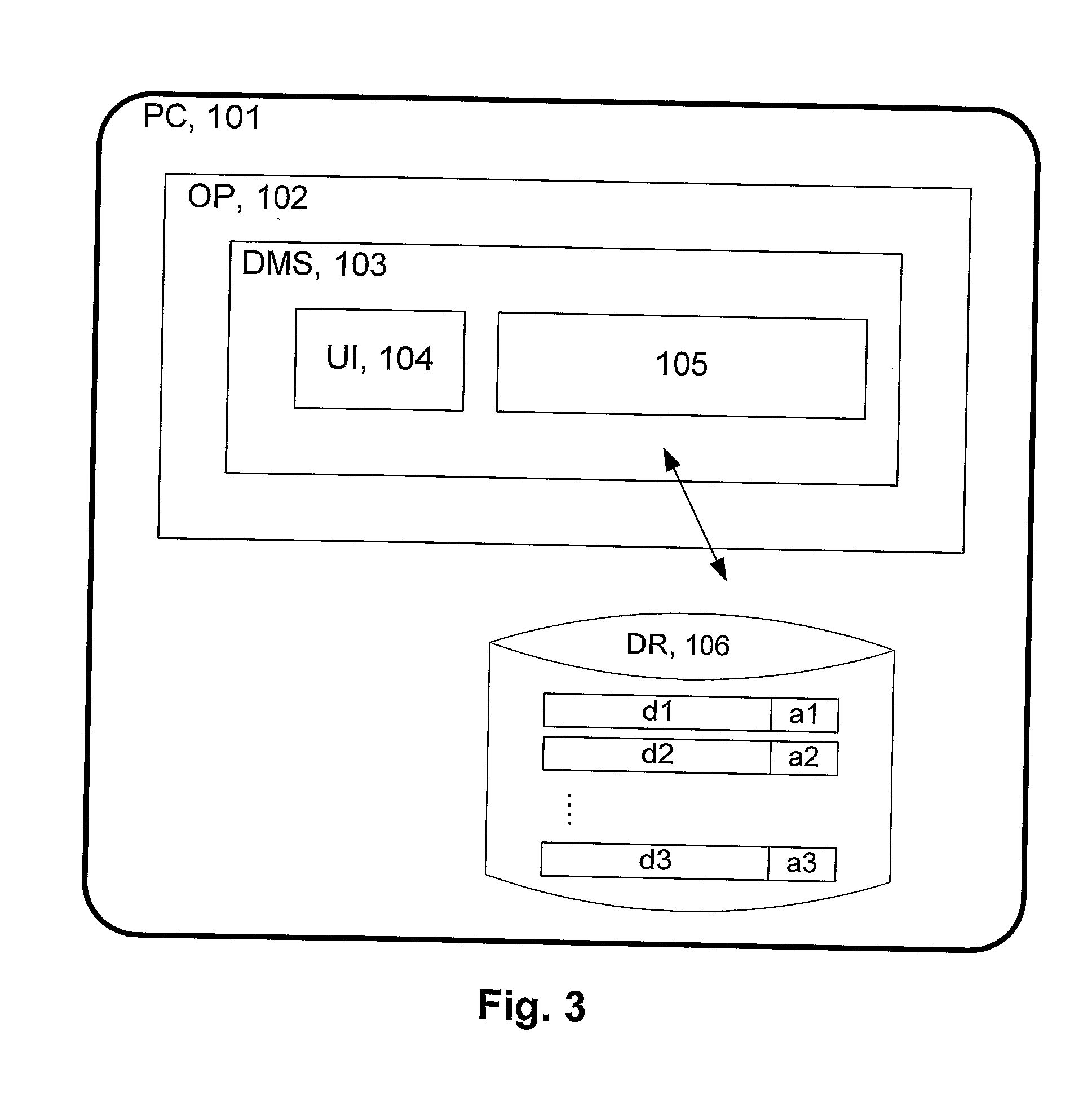 Management of Document Attributes in a Document Managing System