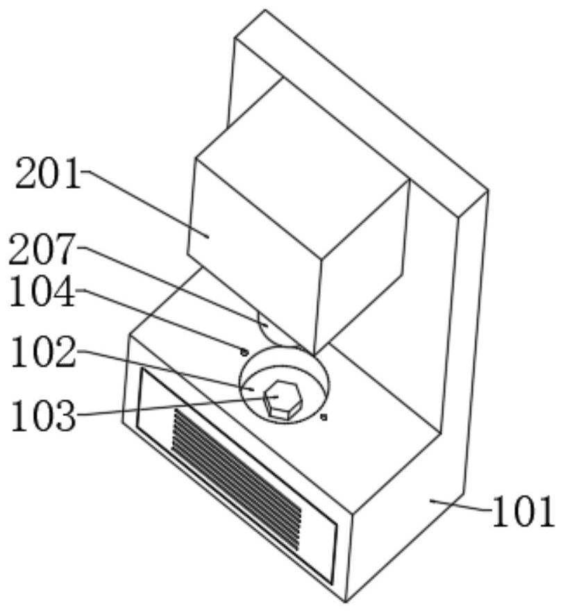 Medicine pounding device for medicine processing