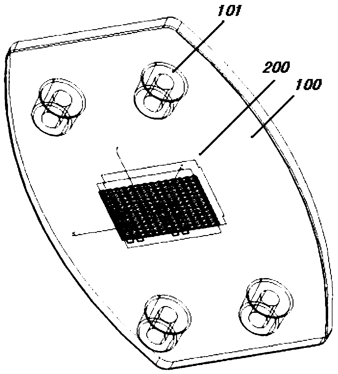 Light-transmitting cover plate and optical device
