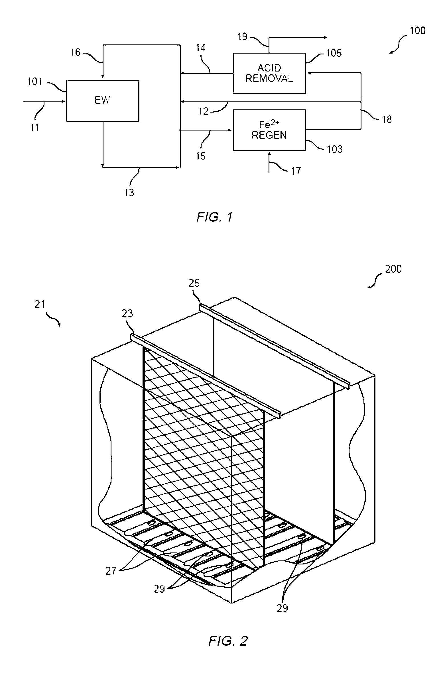 Method and apparatus for electrowinning copper using the ferrous/ferric anode reaction and a flow-through anode