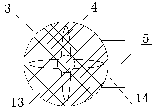 Hand-held fan for travelling