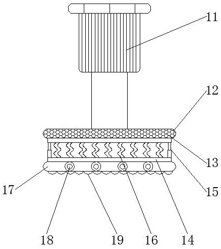 A support and protection frame for underwater robots adapting to many terrains