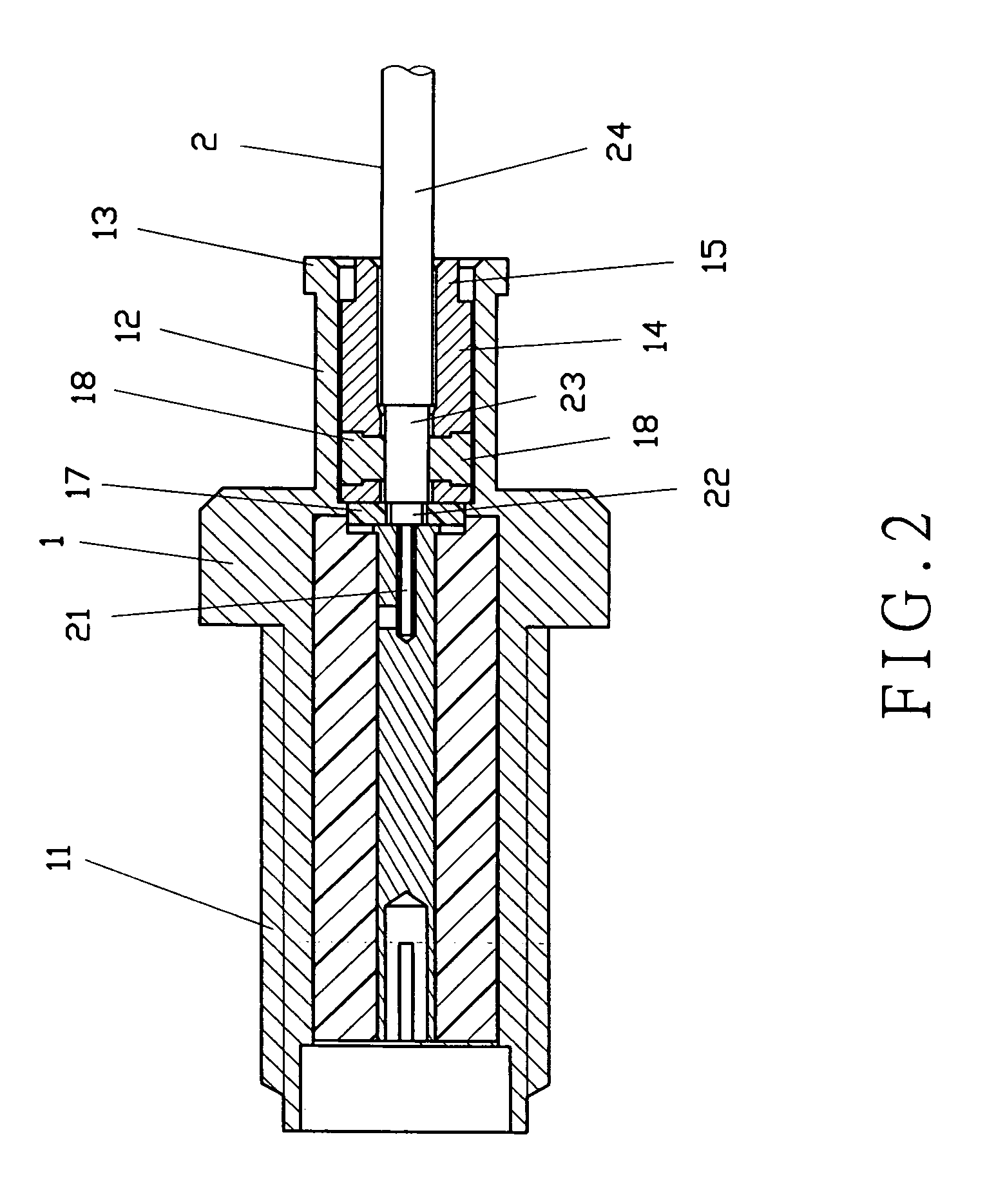 Coaxial connector structure