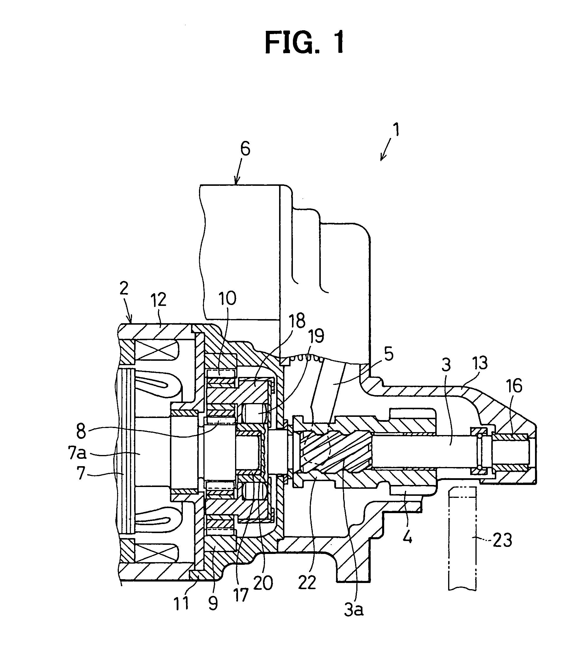 Starter with planetary reduction gear device