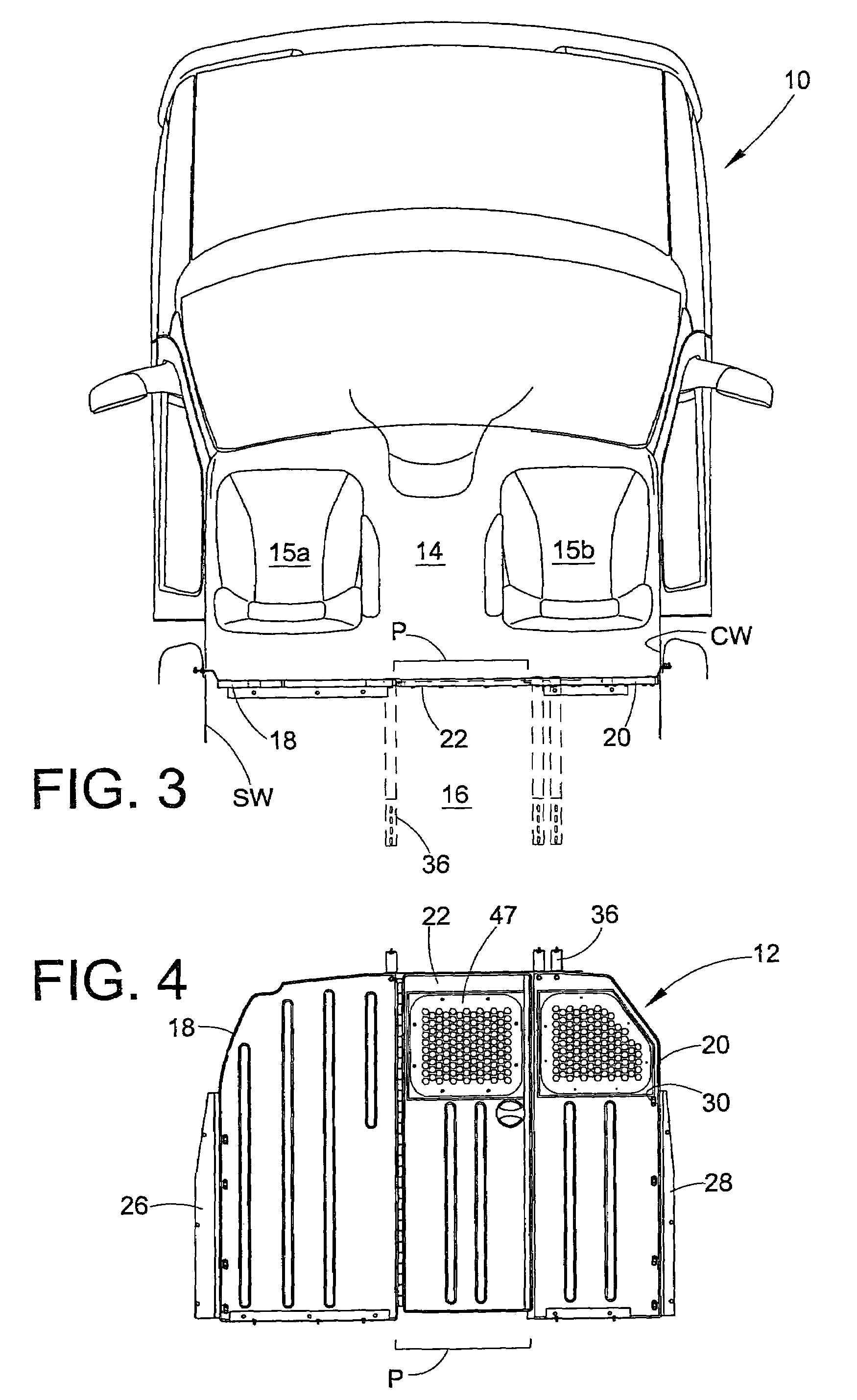 Bulkhead assembly for vehicles