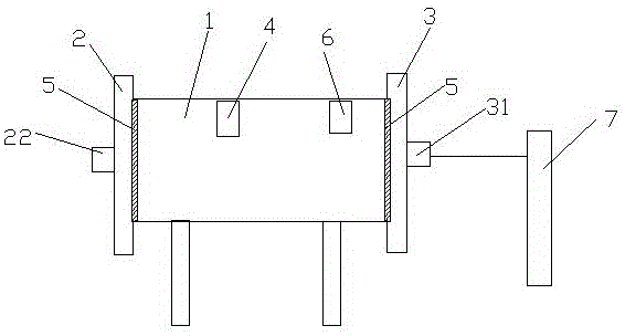 A gas sensor calibration container that can be sealed