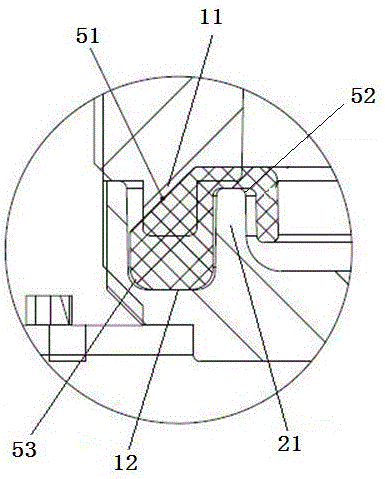 A gas sensor calibration container that can be sealed