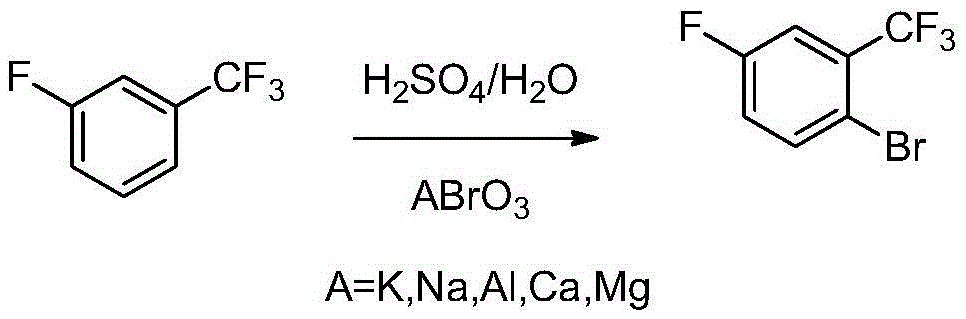 The preparation method of 2-bromo-5-fluorobenzotrifluoride