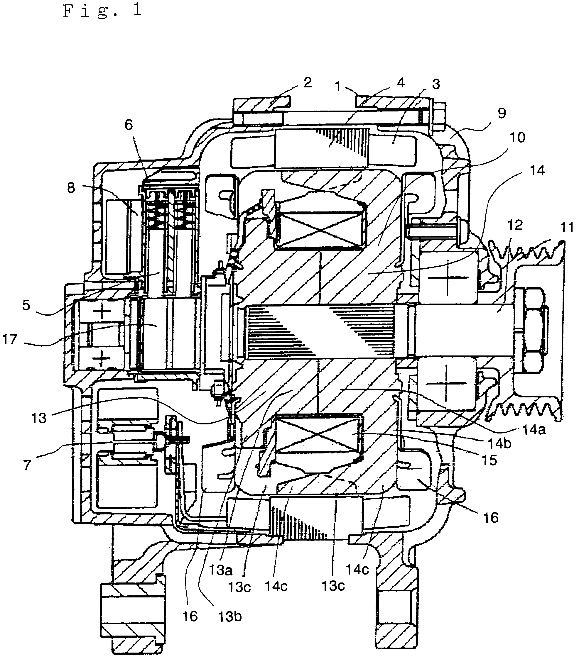 Rotor for dynamo-electric machine