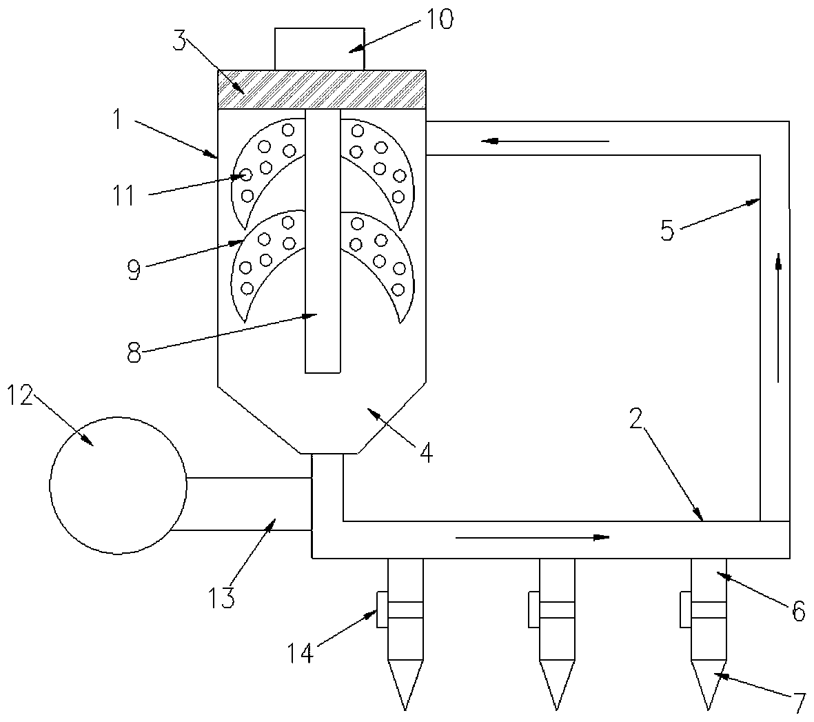 High-efficiency glue supply system