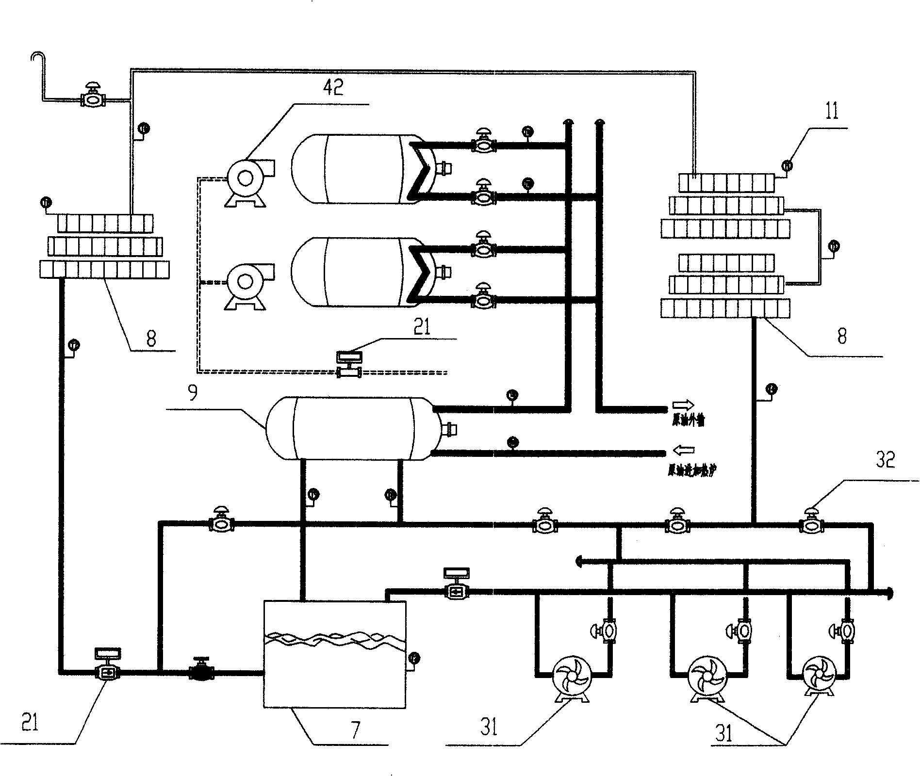 Control apparatus and control method for solar heating in crude oil gathering and transportation