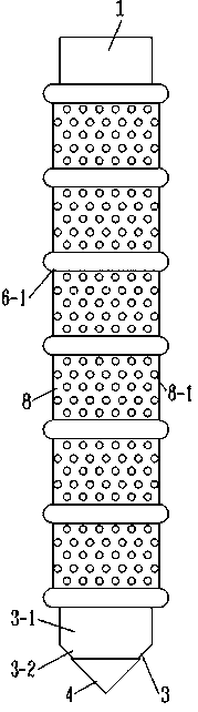 Prefabricated drainage bamboo pile and preparation method thereof