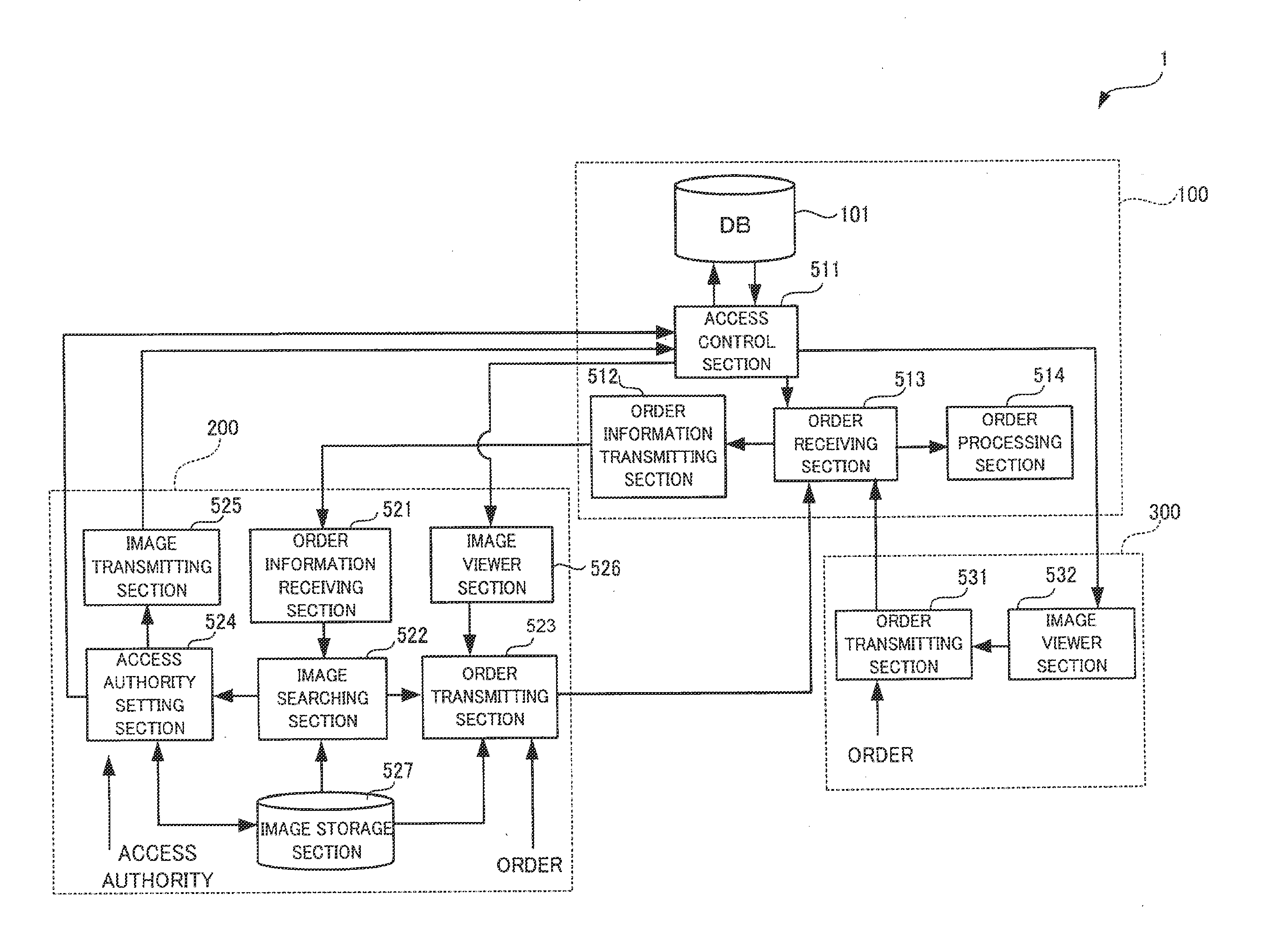 Image ordering system