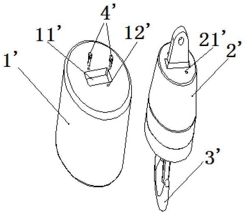 Single-magnification lifting hook and crane