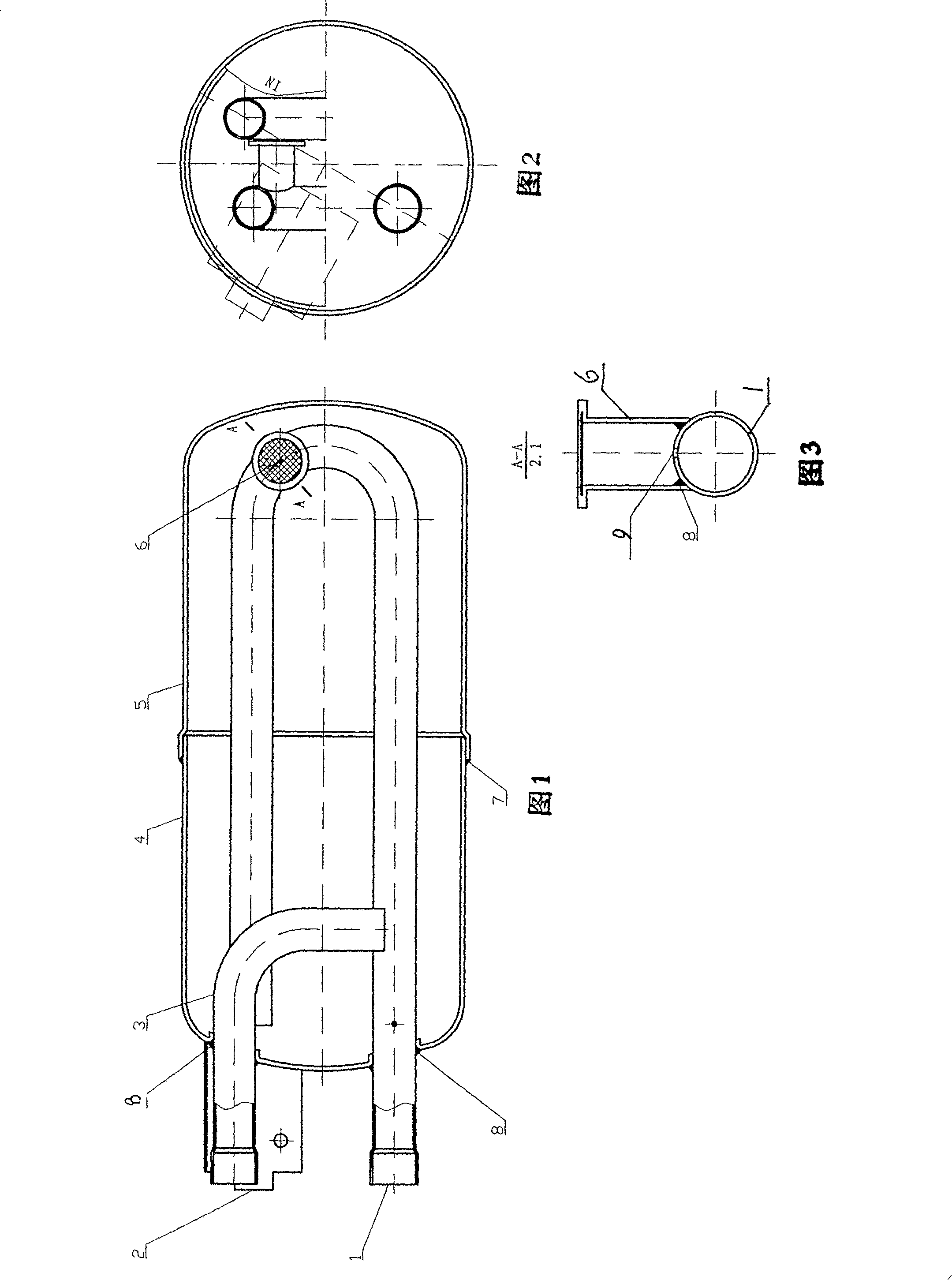 Steam and liquid separator for air conditioner and its producing method