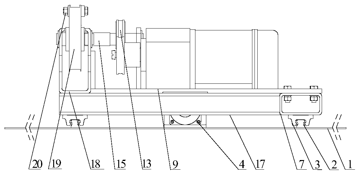 Push-pull pallet automatic storing and taking device