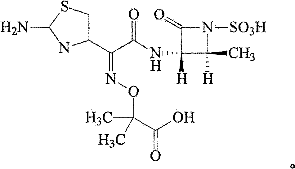 Novel method for refining aztreonam