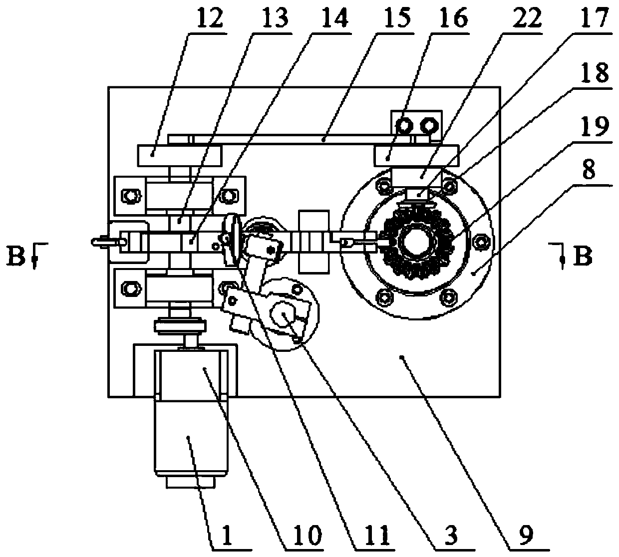 Automobile bevel gear automatic detecting and bouncing device