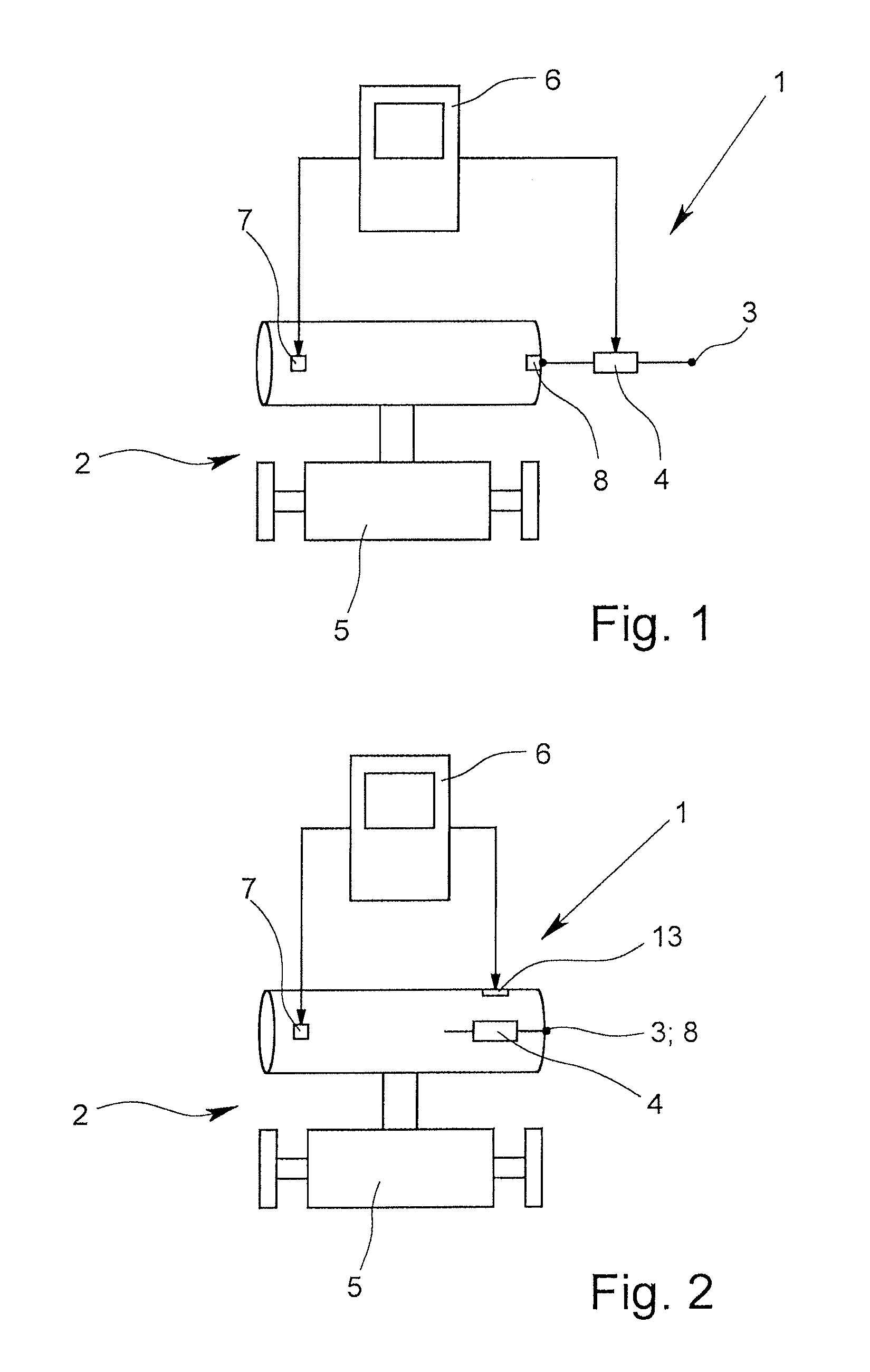 Testing of a measuring device arrangement, corresponding measuring device arrangement and test arrangement