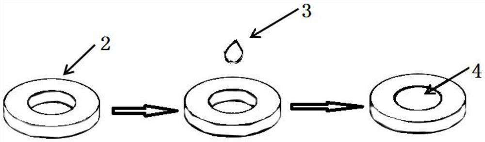 Testing method for detecting low-melting-point material by glow discharge mass spectrometry