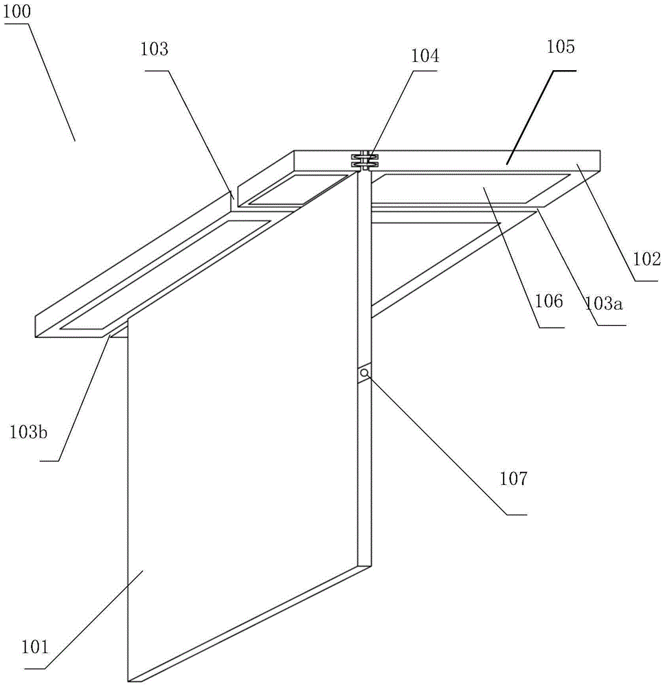 Track device for houses with variable spaces