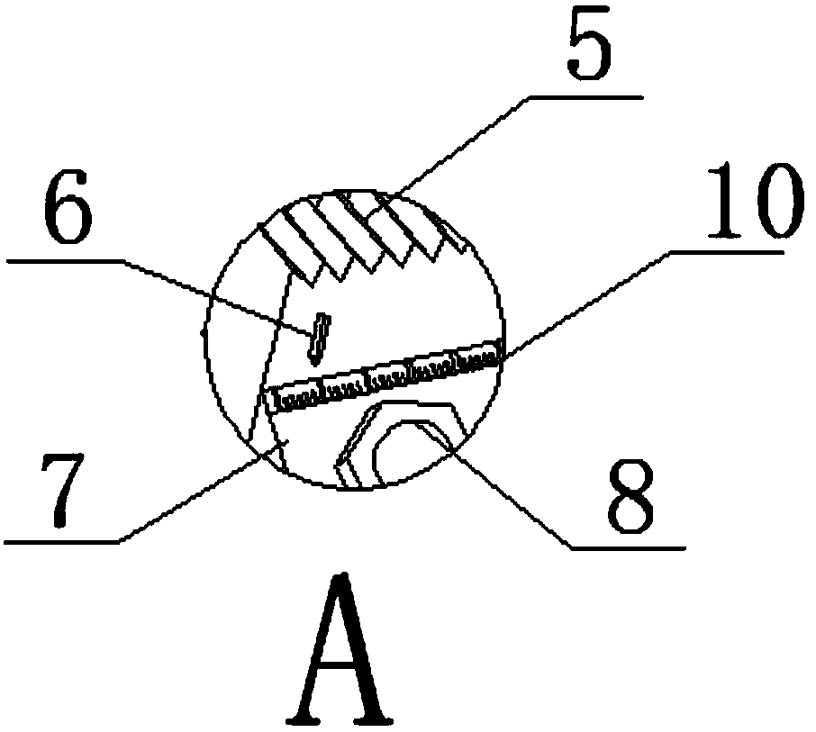 Thread milling cutter structure