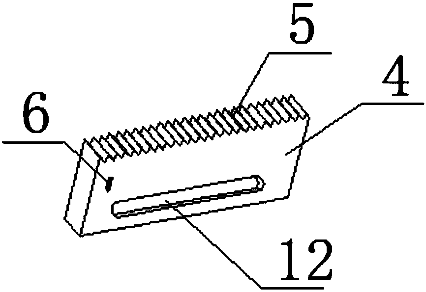 Thread milling cutter structure