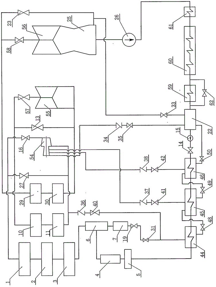 Optimum scheme of ultra-supercritical secondary reheating unit