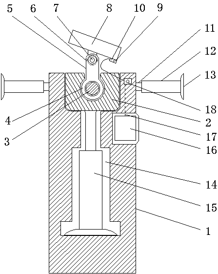 Auxiliary mounting device for sulfur hexafluoride switch in electrical cabinet