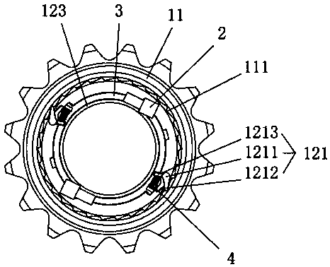 Clutch lock assembly, flywheel assembly and bicycle set or electric vehicle set