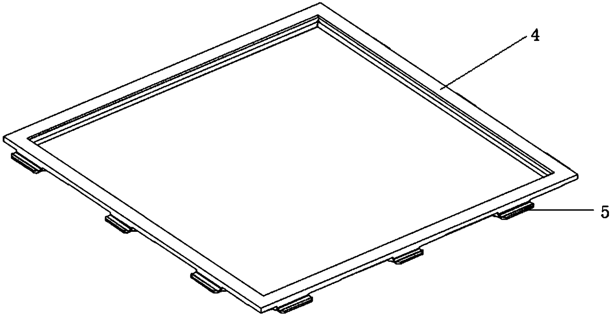 Inorganic composite plate structure and production technology thereof