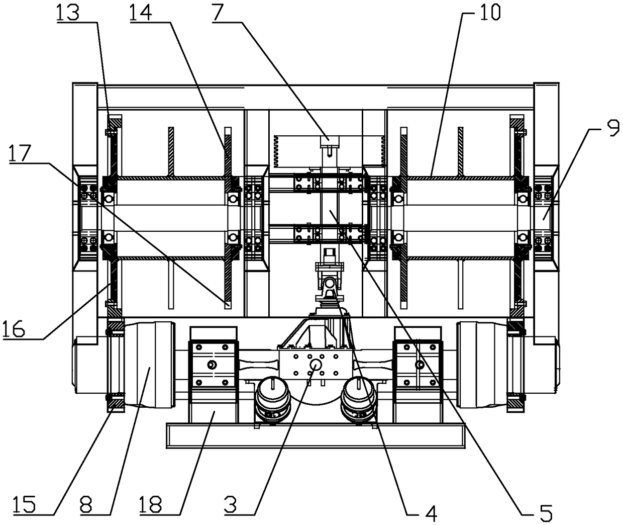 Reverse circulation pile driver