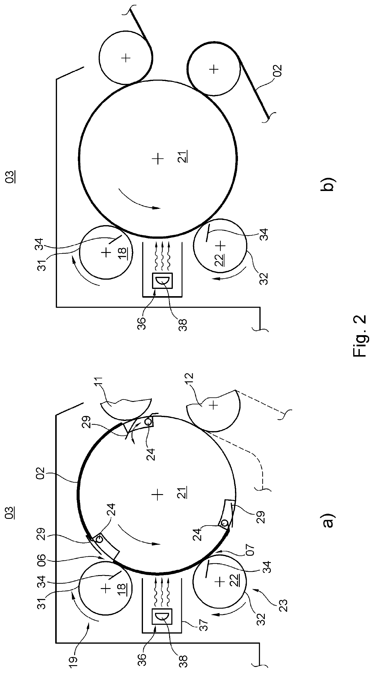 Method and device for operating a rotary screen-printing machine