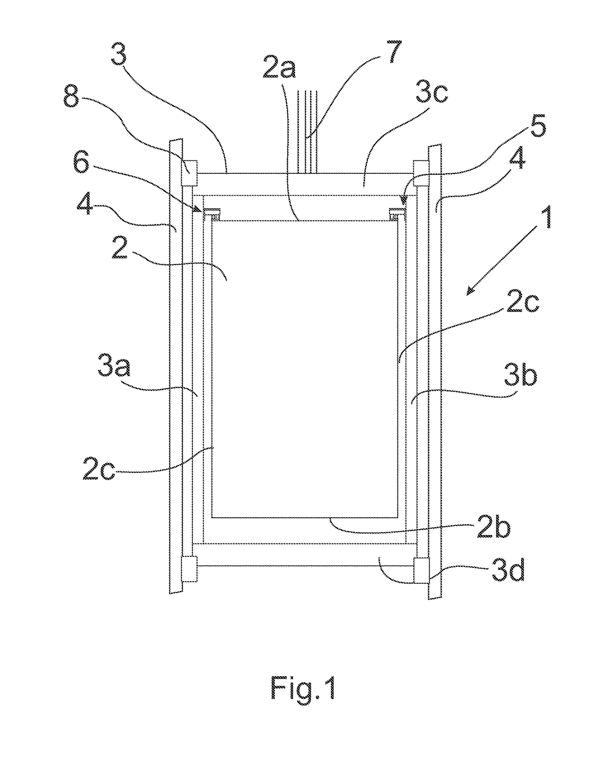 Elevator car arrangement and a connection element