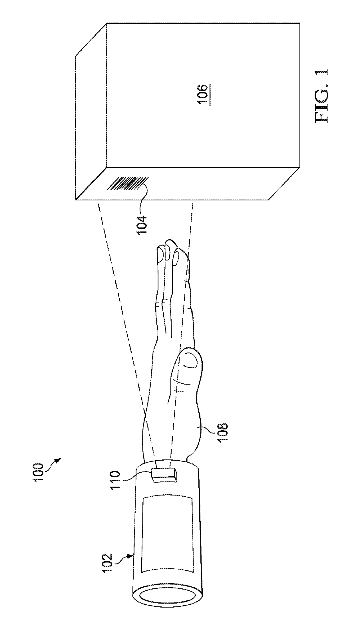 Low-profile wearable scanning device